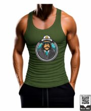 Men's Gentleman Gorilla Graphic Printed Vest - Image 7
