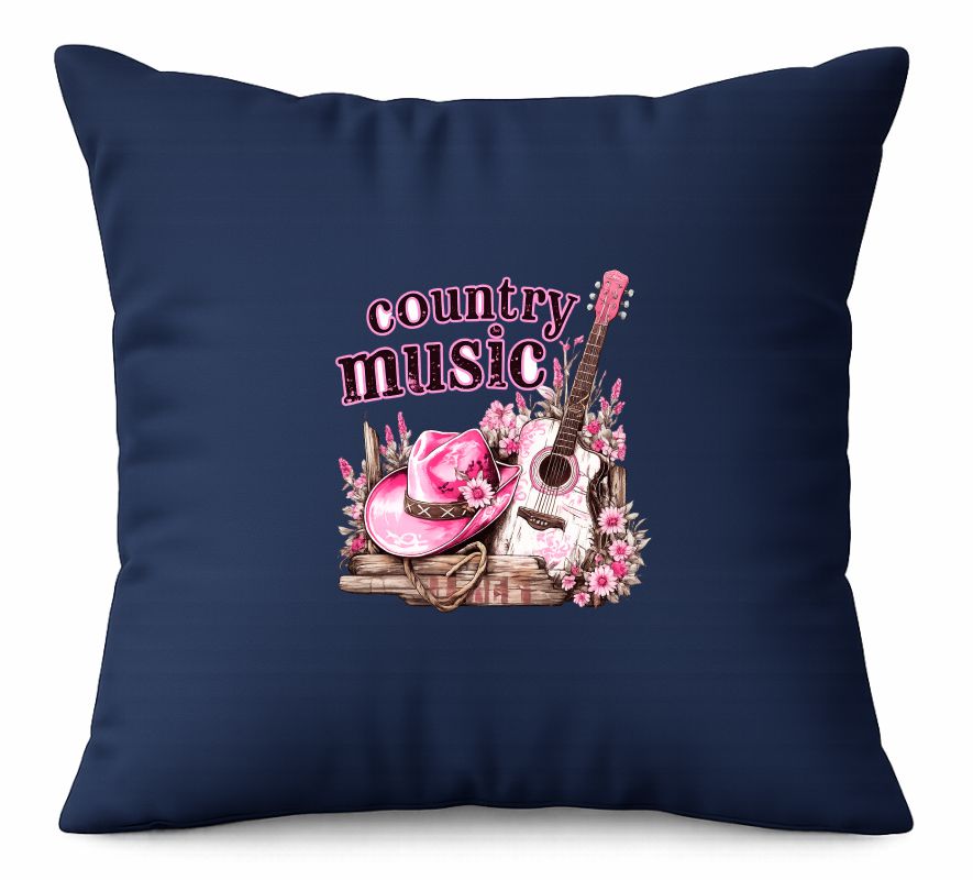 0 (6) Country Music Western Style Cushion - Image 1