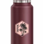 Tropical Palm Insulated Stainless Steel Bottle