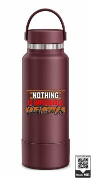 Nothing Is Impossible Insulated Stainless Steel Bottle - Image 6