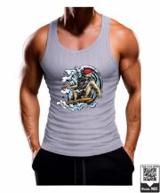 Men's Vintage Brand Birds Printed Vest - Image 5