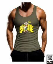 Men's Skate Rabbit Graphic Printed Vest - Image 6