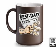 Best Dad Ever Personalized Ceramic Mug - Image 8