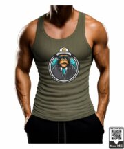 Men's Gentleman Gorilla Graphic Printed Vest - Image 6
