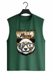 Money Moves Panda Graphic Sleeveless Tank Top - Image 6