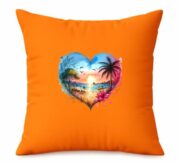 Heart Sunset Beach Cushion - Image 7