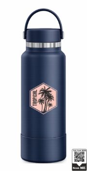Tropical Palm Insulated Stainless Steel Bottle - Image 6