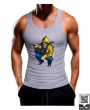 Men's Street Hustler Graphic Printed Vest - Image 5