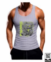 Men's Panda Noodles Graphic Printed Vest - Image 8