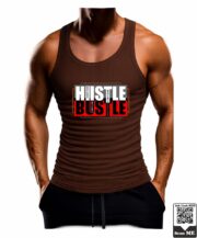 Men's Hustle Bustle Typography Printed Vest - Image 5