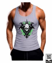 Men's Phantom Skull Graphic Printed Vest - Image 5