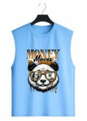 Money Moves Panda Graphic Sleeveless Tank Top - Image 5