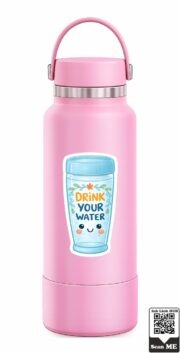 Drink Your Water Insulated Stainless Steel Bottle - Image 8