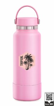 Tropical Palm Insulated Stainless Steel Bottle - Image 5