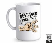 Best Dad Ever Personalized Ceramic Mug - Image 9