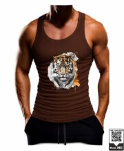 Men's Majestic Tiger Graphic Printed Vest - Image 4