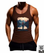 Men's Mountain Explorer Scenic Printed Vest - Image 3