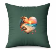 Sunset Beach Heart Cushion - Image 10