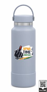 Apna Time Aayega Finger Vote Insulated Stainless Steel Bottle - Image 11