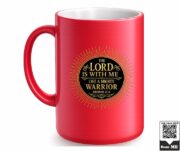 The Lord Is With Me Like a Mighty Warrior Ceramic Mug - Image 6
