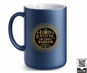 The Lord Is With Me Like a Mighty Warrior Ceramic Mug - Image 5