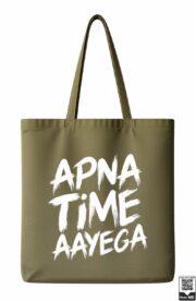 Apna Time Aayega Motivational Tote Bag - Image 3