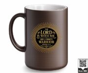The Lord Is With Me Like a Mighty Warrior Ceramic Mug - Image 4