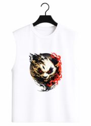 Inferno Panda Graphic Sleeveless Tank Top - Image 10