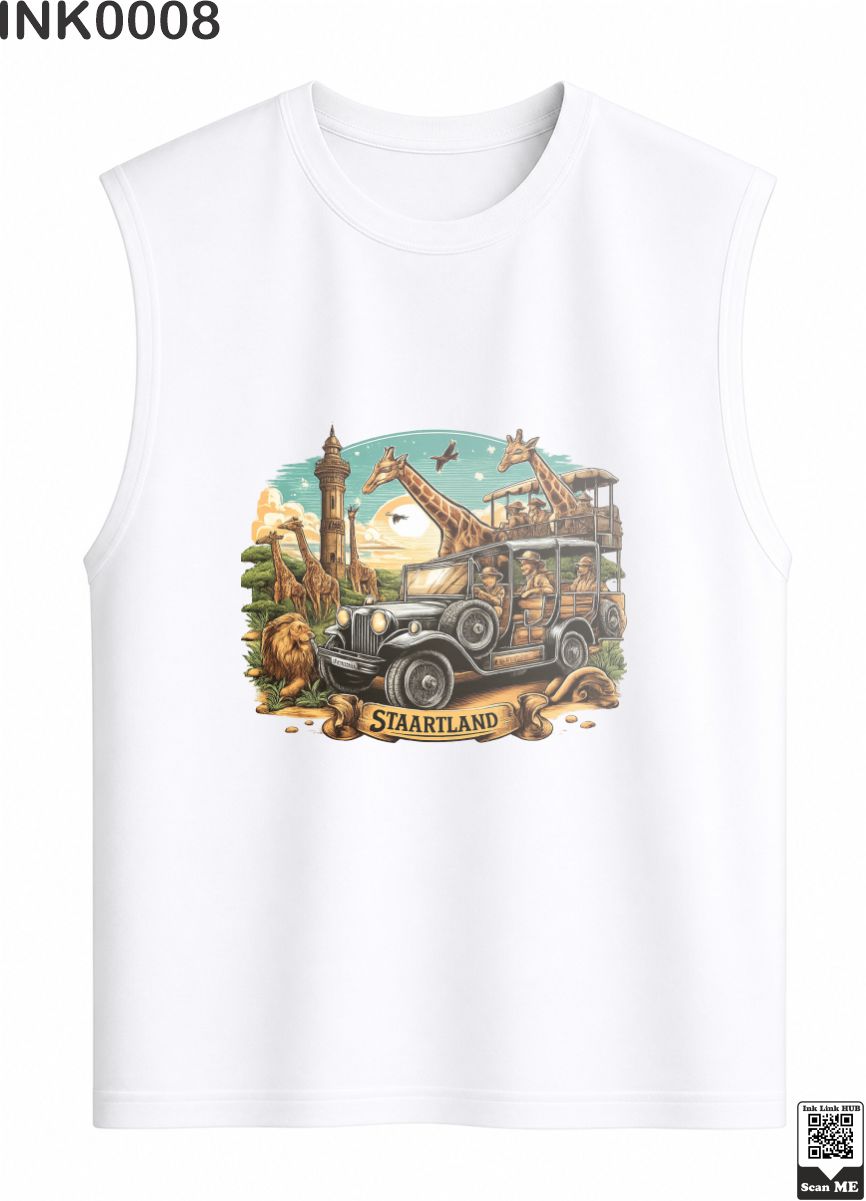 0 (1) Staartland Wildlife Safari Sleeveless Vest - Image 1