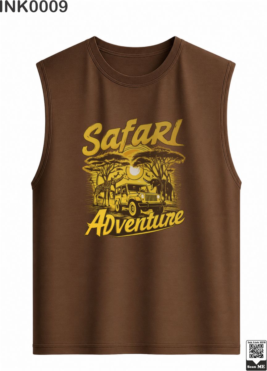 0 (1) Safari Adventure Sleeveless Vest - Image 1