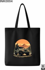 Off-Road Jeep Mountain Sunset Tote Bag - Image 2