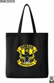 Yamaha Motorcycles Skull Emblem Tote Bag - Image 2