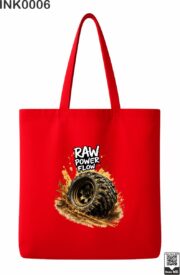 Raw Power Flow Off-Road Tire Tote Bag - Image 3