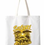 Safari Adventure Wildlife Tote Bag