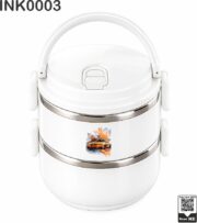 Orange Sports Car Insulated Double-Layer Lunch Box - Image 10
