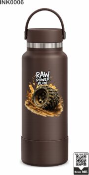Raw Power Flow Off-Road Insulated Stainless Steel Bottle - Image 3