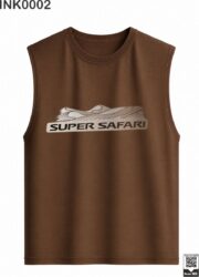 Super Safari Navy Blue Sleeveless Vest - Image 11