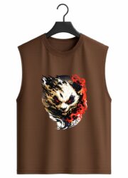 Inferno Panda Graphic Sleeveless Tank Top - Image 9