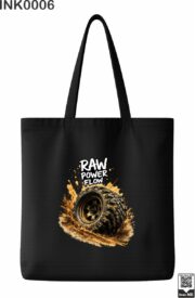 Raw Power Flow Off-Road Tire Tote Bag - Image 11