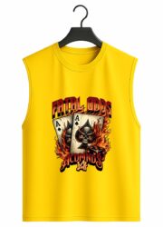 Fatal Odds Skull Cards Graphic Sleeveless Tank Top - Image 9