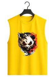 Inferno Panda Graphic Sleeveless Tank Top - Image 8
