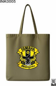 Yamaha Motorcycles Skull Emblem Tote Bag - Image 4