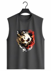 Inferno Panda Graphic Sleeveless Tank Top - Image 7