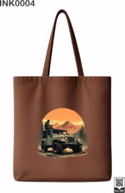 Off-Road Jeep Mountain Sunset Tote Bag - Image 4