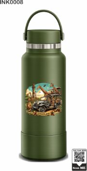 Safari Wildlife Adventure Insulated Stainless Steel Bottle