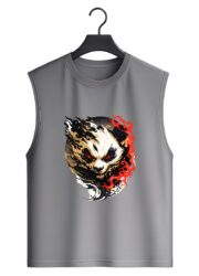 Inferno Panda Graphic Sleeveless Tank Top - Image 6