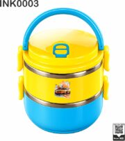 Orange Sports Car Insulated Double-Layer Lunch Box - Image 5