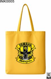 Yamaha Motorcycles Skull Emblem Tote Bag - Image 8
