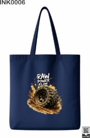 Raw Power Flow Off-Road Tire Tote Bag - Image 5