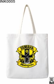 Yamaha Motorcycles Skull Emblem Tote Bag - Image 9